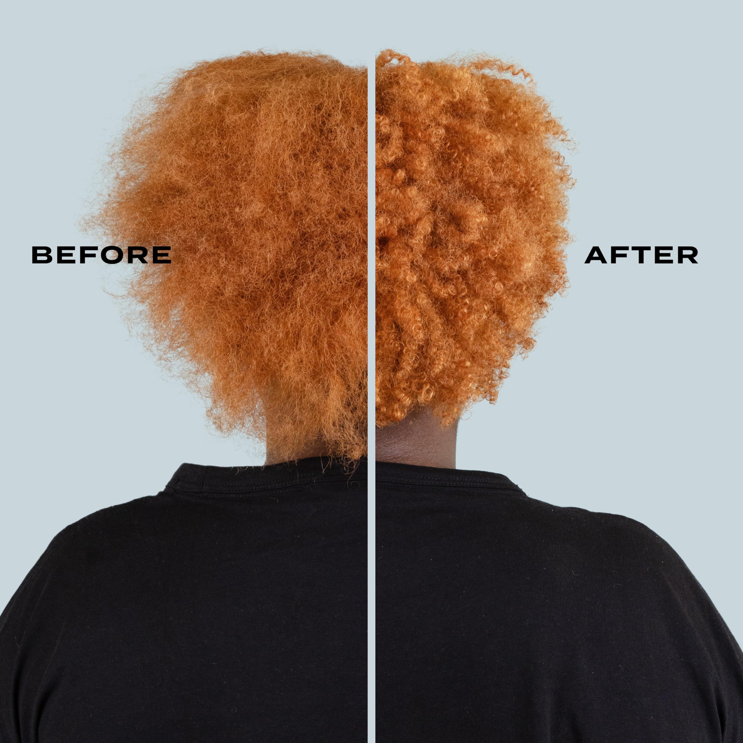 Bleach London Reincarnation Mask before-after captures elasticity and easier styling
