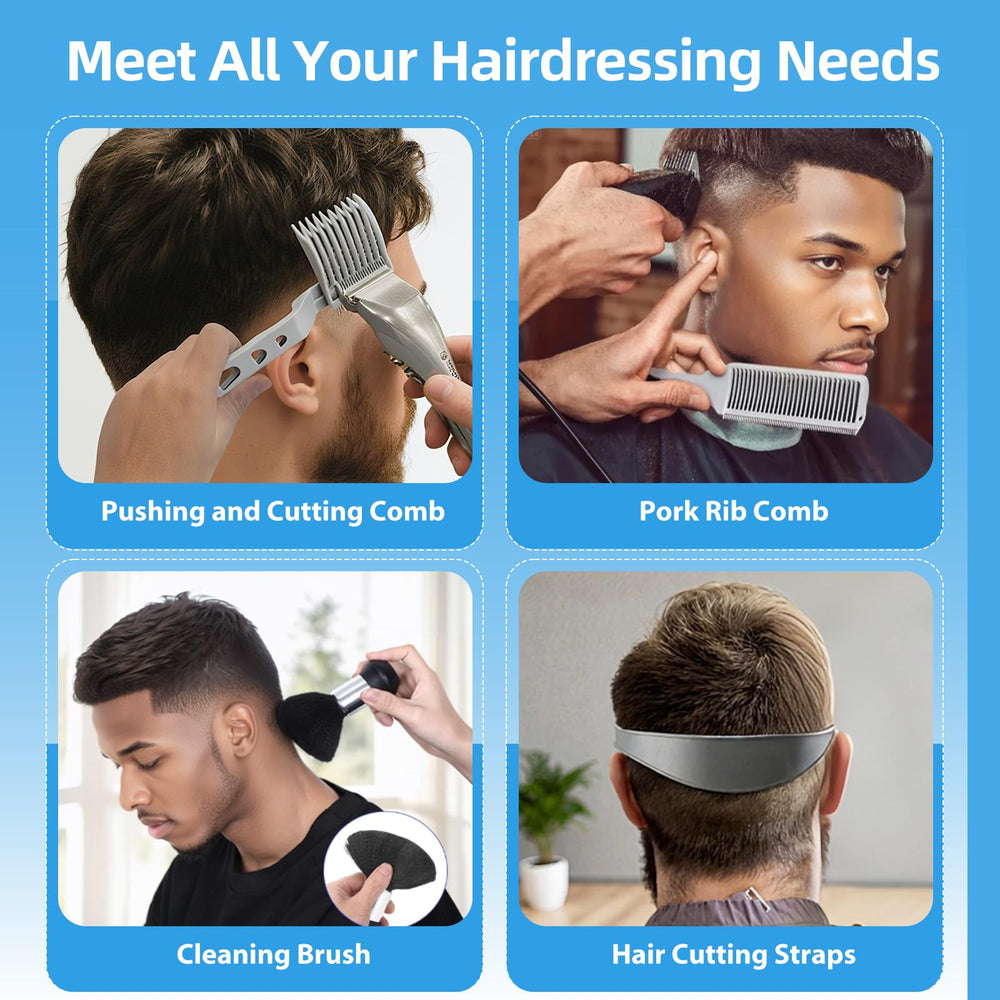 Blend Friend Fade Comb Set DIY neck trim enables quick, hands-free edging.