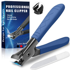 BLESWIN professional ultra sharp nail clippers with wide blades for thick nails.