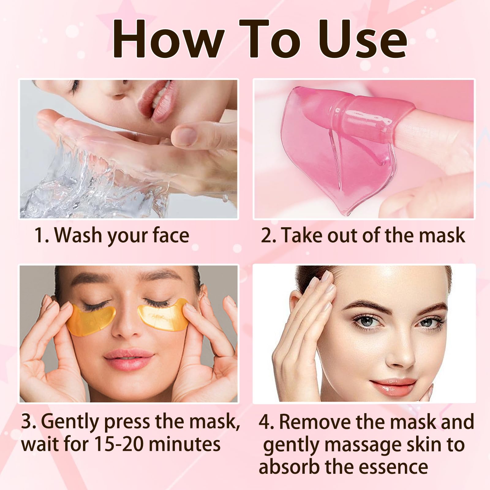 BliBling user applying eye mask while lying down for a refreshed look.