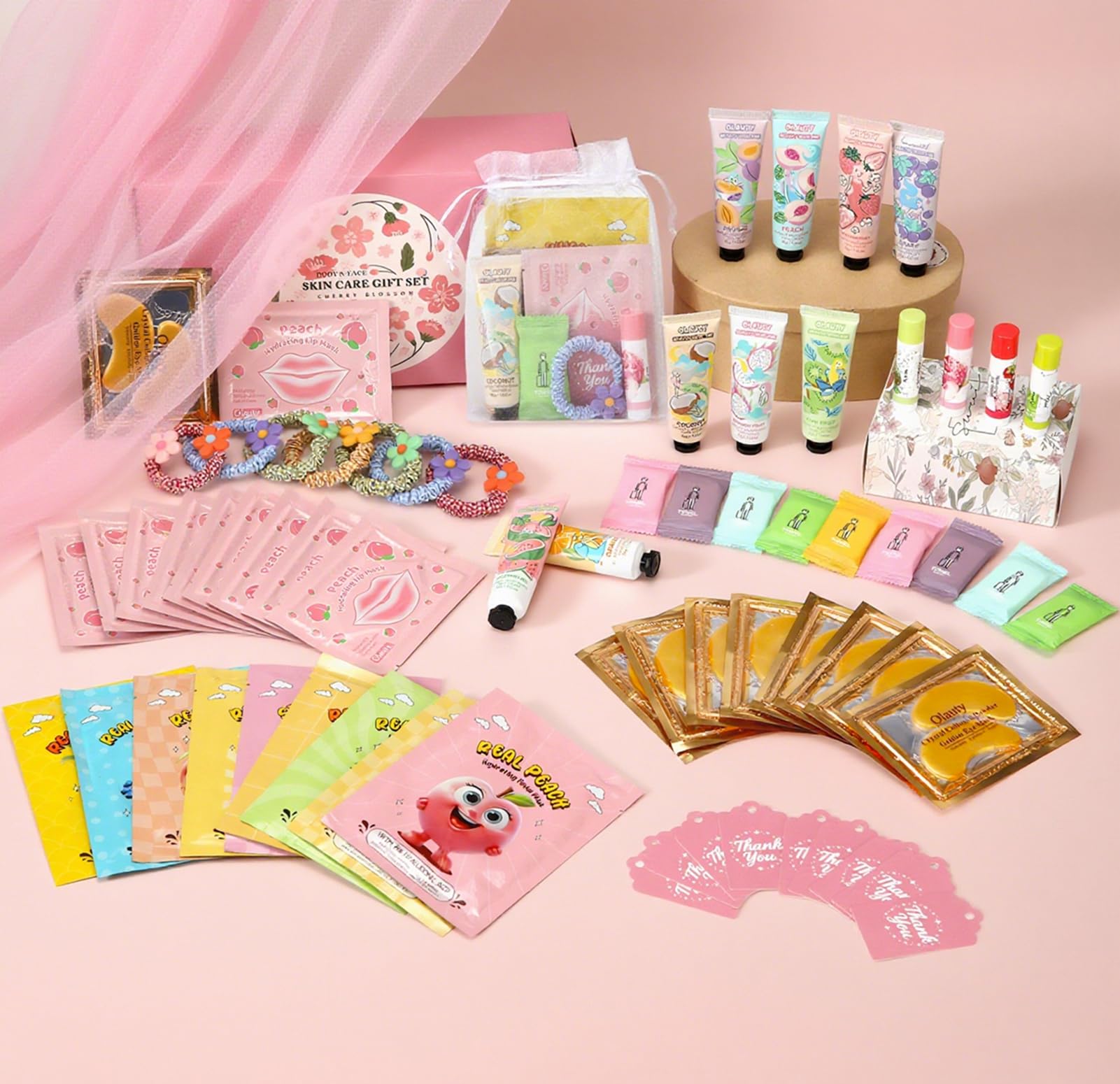 BliBling flower headbands add cute flair to sleepover spa looks.
