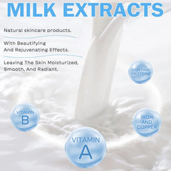 Blibling Milk Skincare Set Serum nourishes and brightens without heaviness