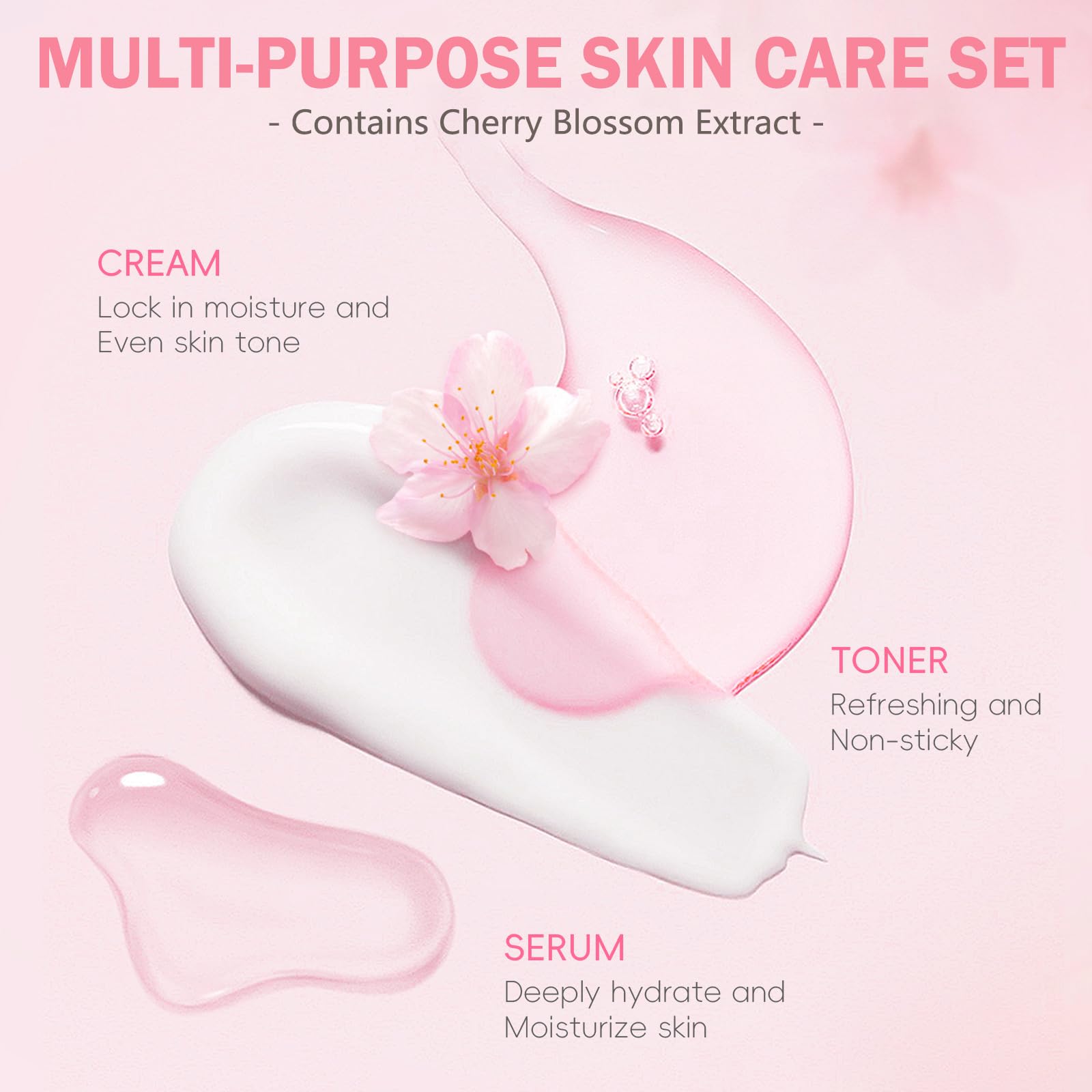 BliBling Cherry Blossom face cream nourishes and locks in moisture.