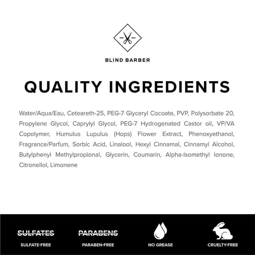 Blind Barber 101 Proof premium packaging and label conveys quality