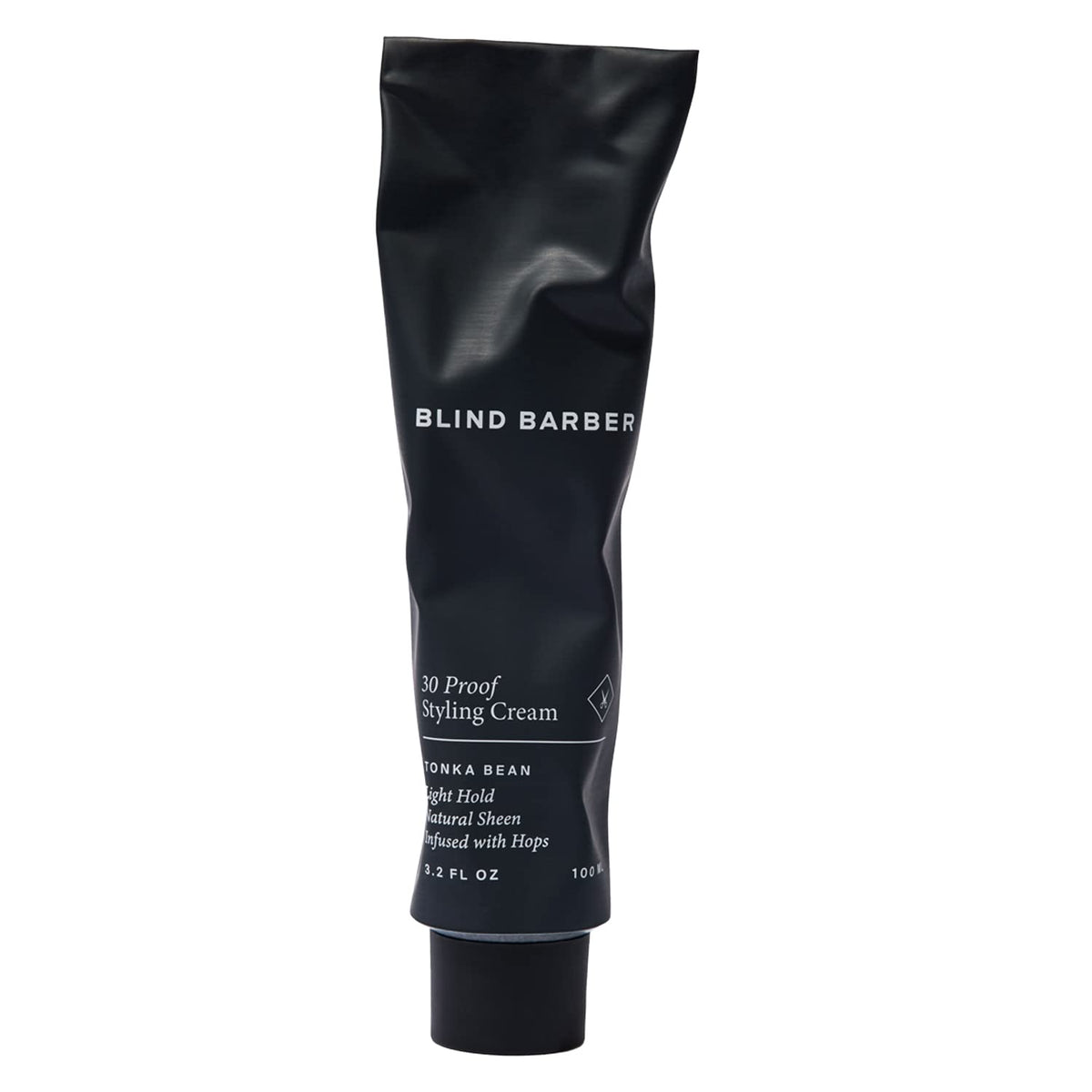 Blind Barber 30 Proof Hair Cream bottle shows clean label for easy daily styling