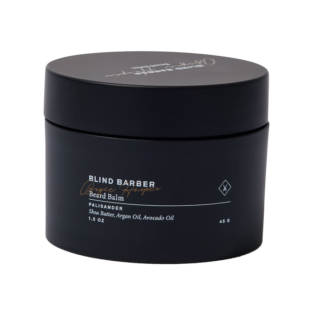 Blind Barber Bryce Harper beard balm bottle for daily moisturizing and grooming