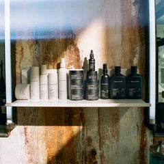 Blind Barber Hair Cream on hands ready for styling