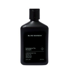 Blind Barber Lemongrass Tea Daily Clarifying Shampoo bottle for daily cleanse and refreshed scalp.