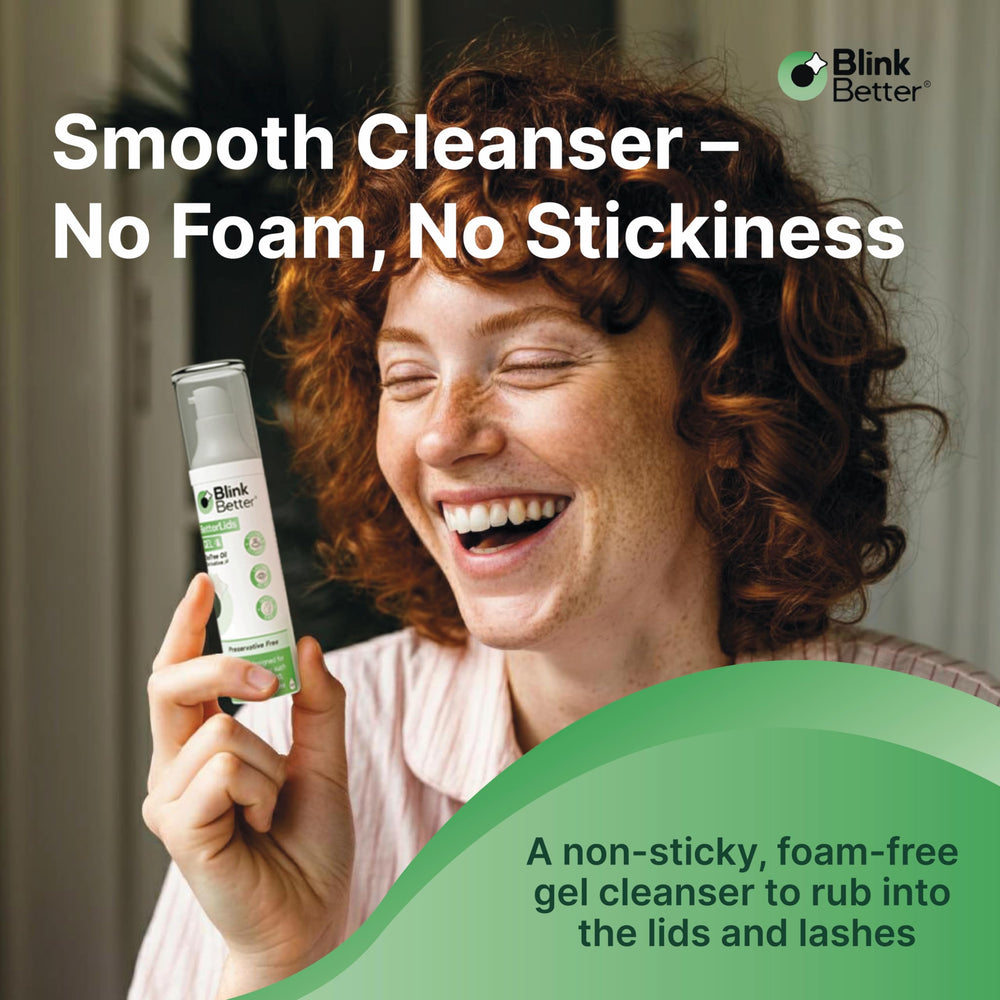 BlinkBetter BetterLids Gel featuring Tea Tree derivative for refreshing eyelids