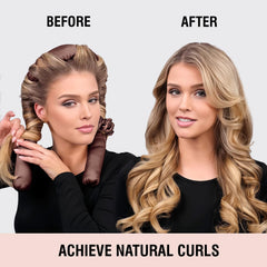 BLINKEEN Jumbo Heatless Curler Rod for secure wrap and soft waves.