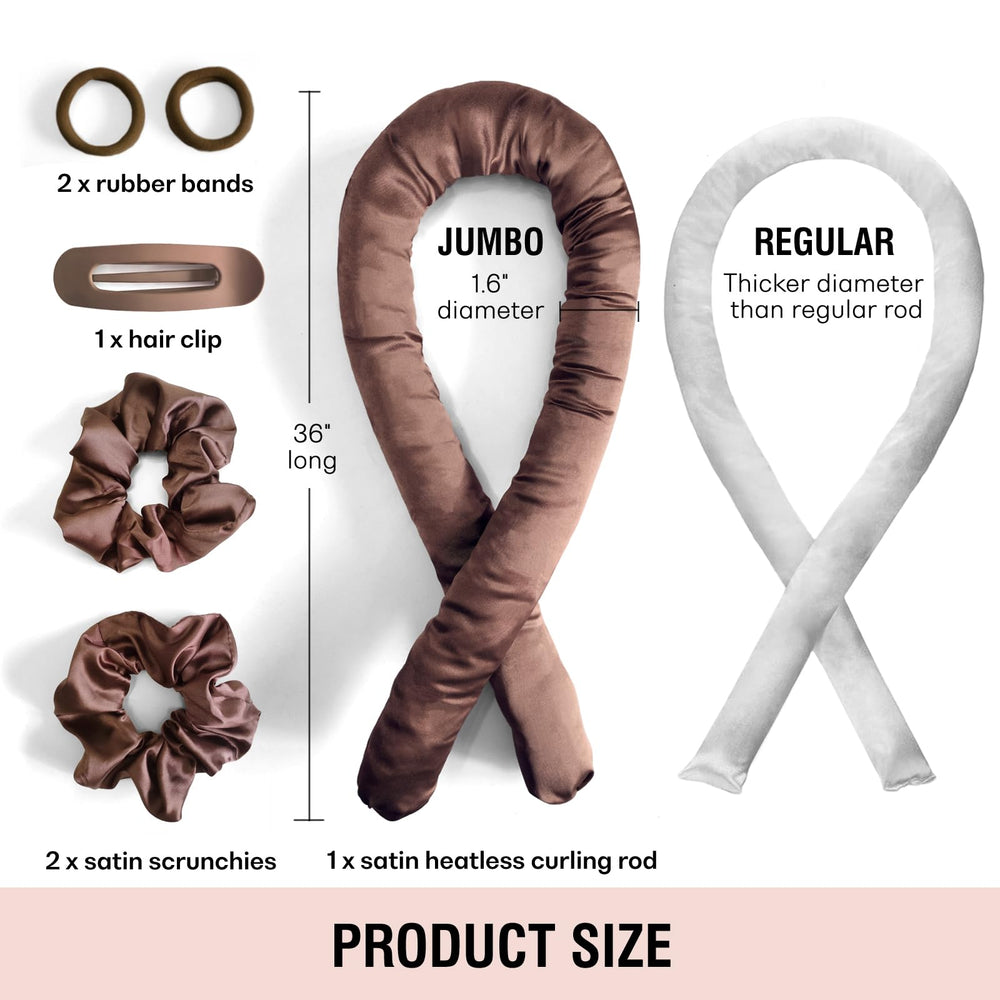 BLINKEEN Satin Scrunchies providing smooth hold and hair protection.