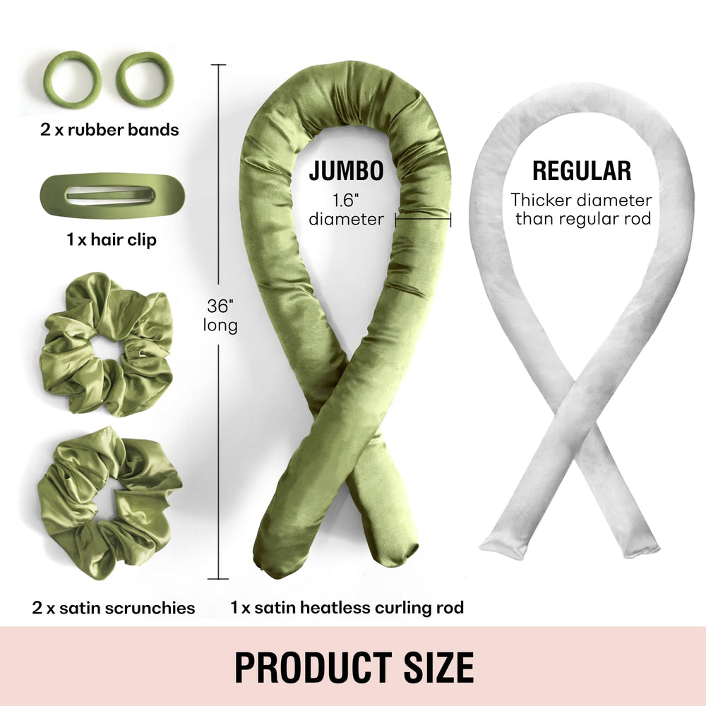 BLINKEEN satin scrunchies provide smooth, gentle hold for curls