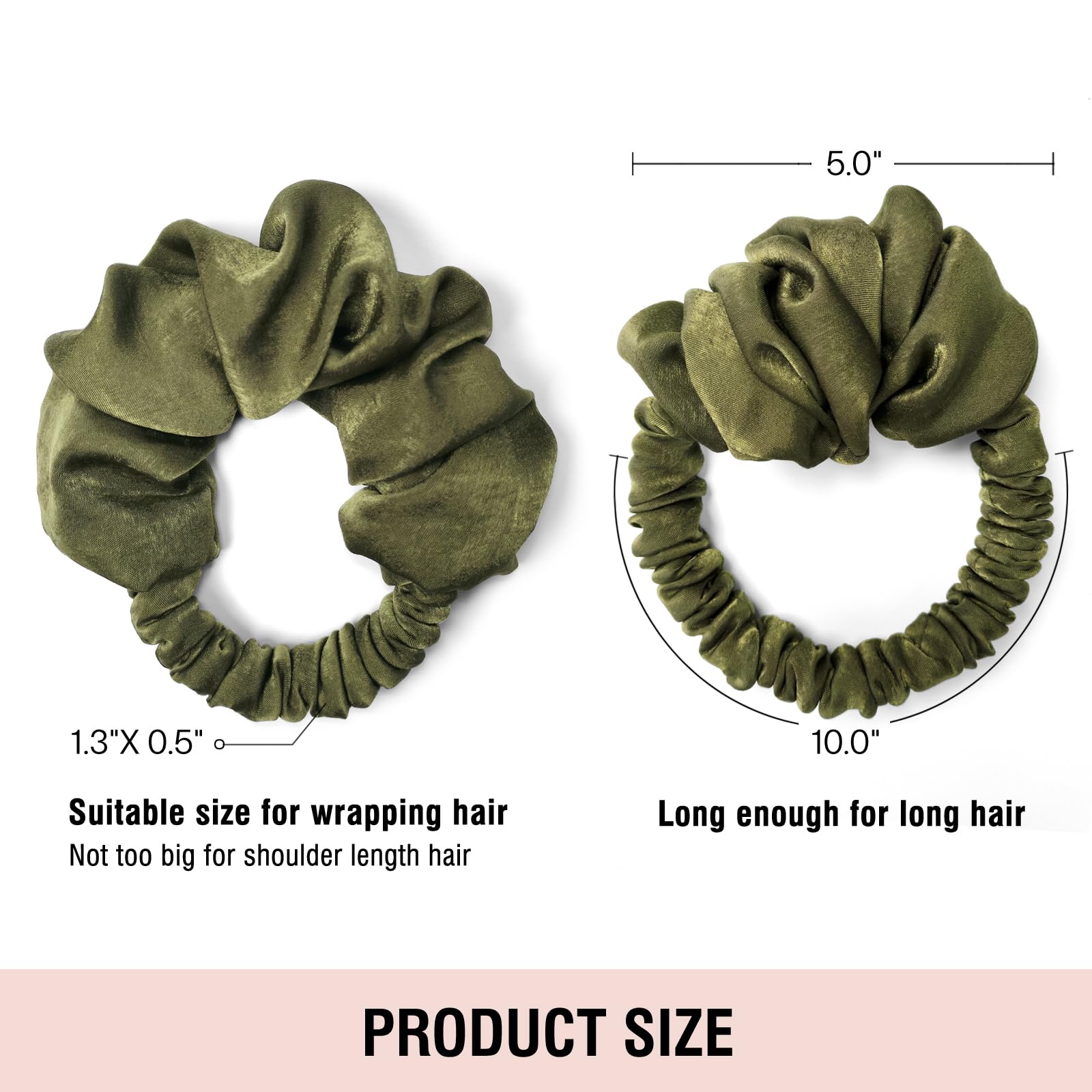 BLINKEEN heatless curling scrunchie-fashion-wear demonstrates versatile accessory for workouts and styling