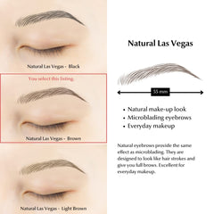 Bliss and Beyond USA bushy tinted brow tattoos for fuller arches.