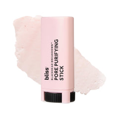 Bliss Blackhead Breakdown stick closeup with triangular tip for precise debris extraction.