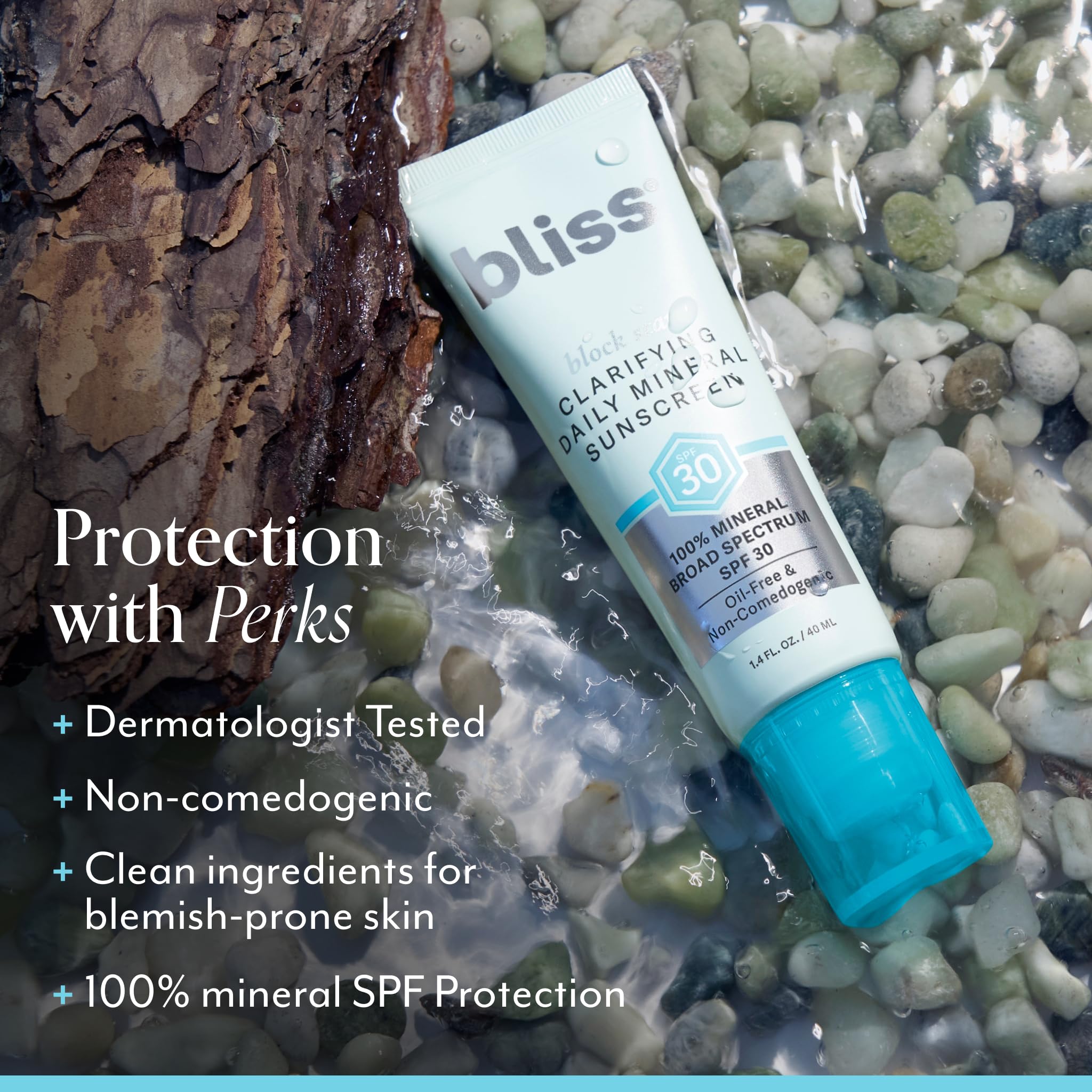Bliss Block Star SPF 30 provides broad spectrum protection