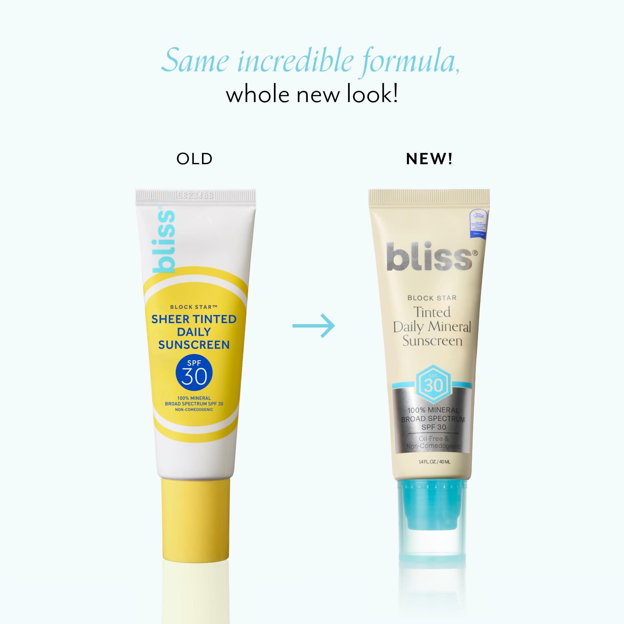Bliss Block Star bottle pour illustrating easy, buildable application.