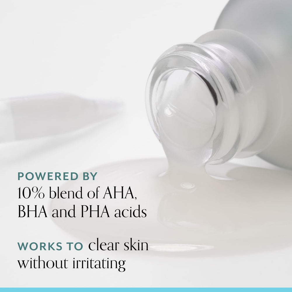 Night application scene of Bliss Clear Genius overnight peel routine