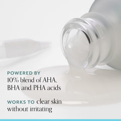 Night application scene of Bliss Clear Genius overnight peel routine