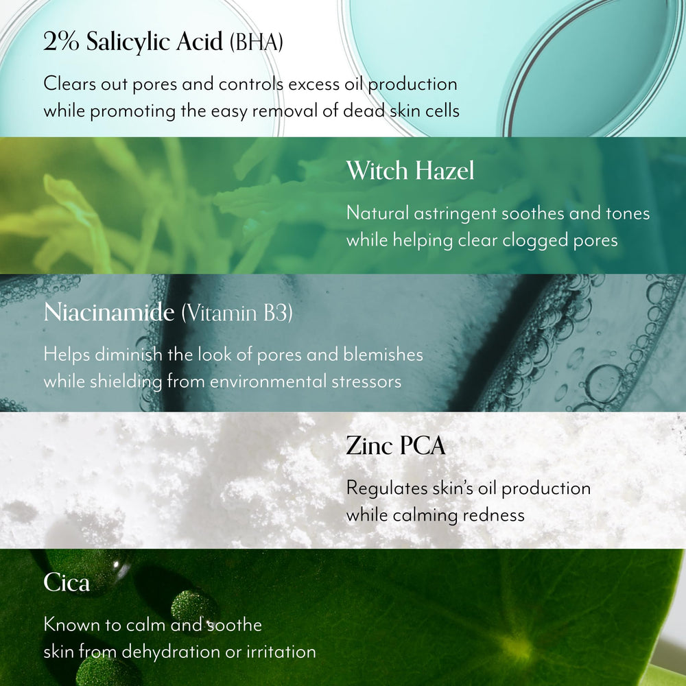 Bliss Clear Genius unscented-formula bottle emphasizes fragrance-free body acne care