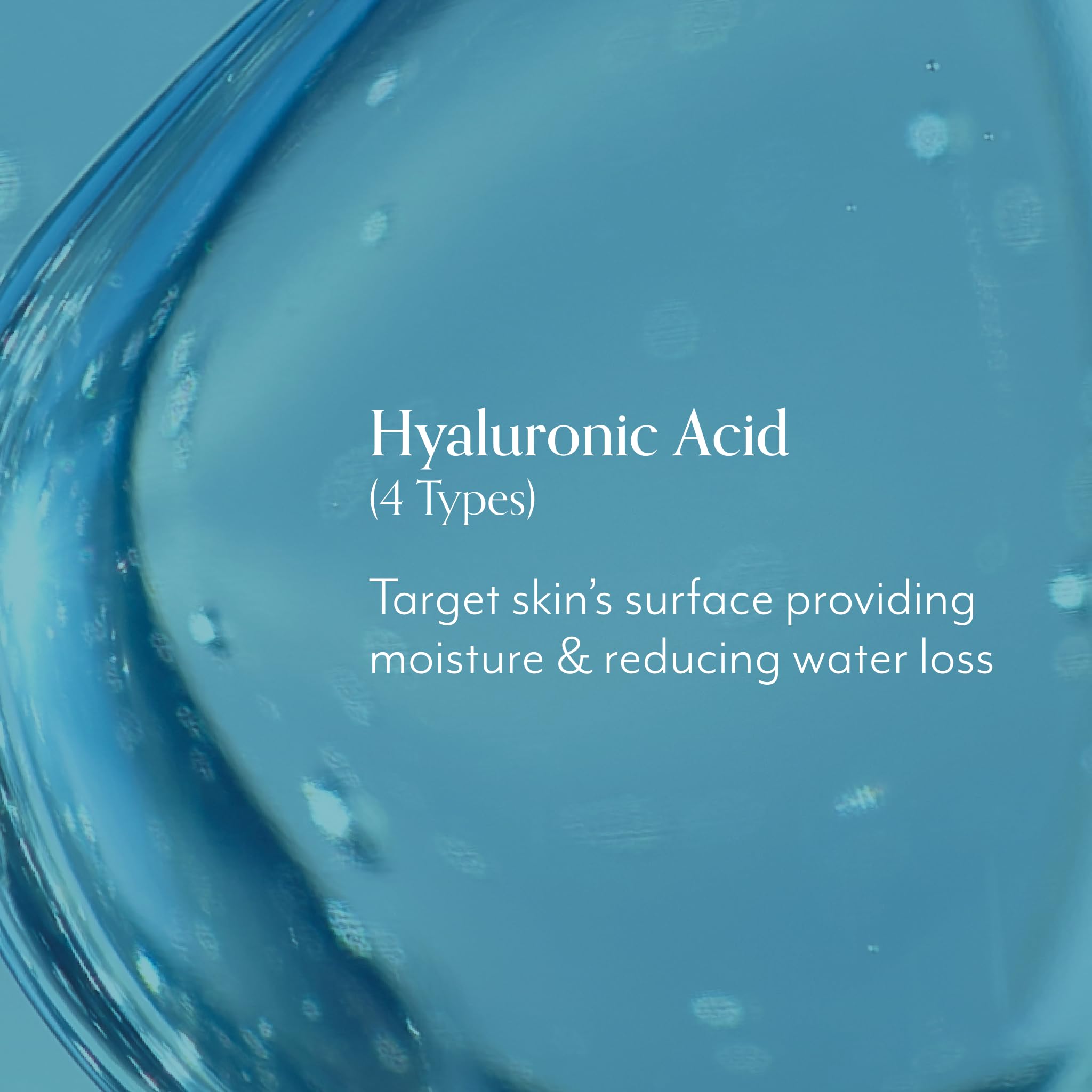 Bliss Drench & Quench texture shows cream-to-water finish for rapid absorption