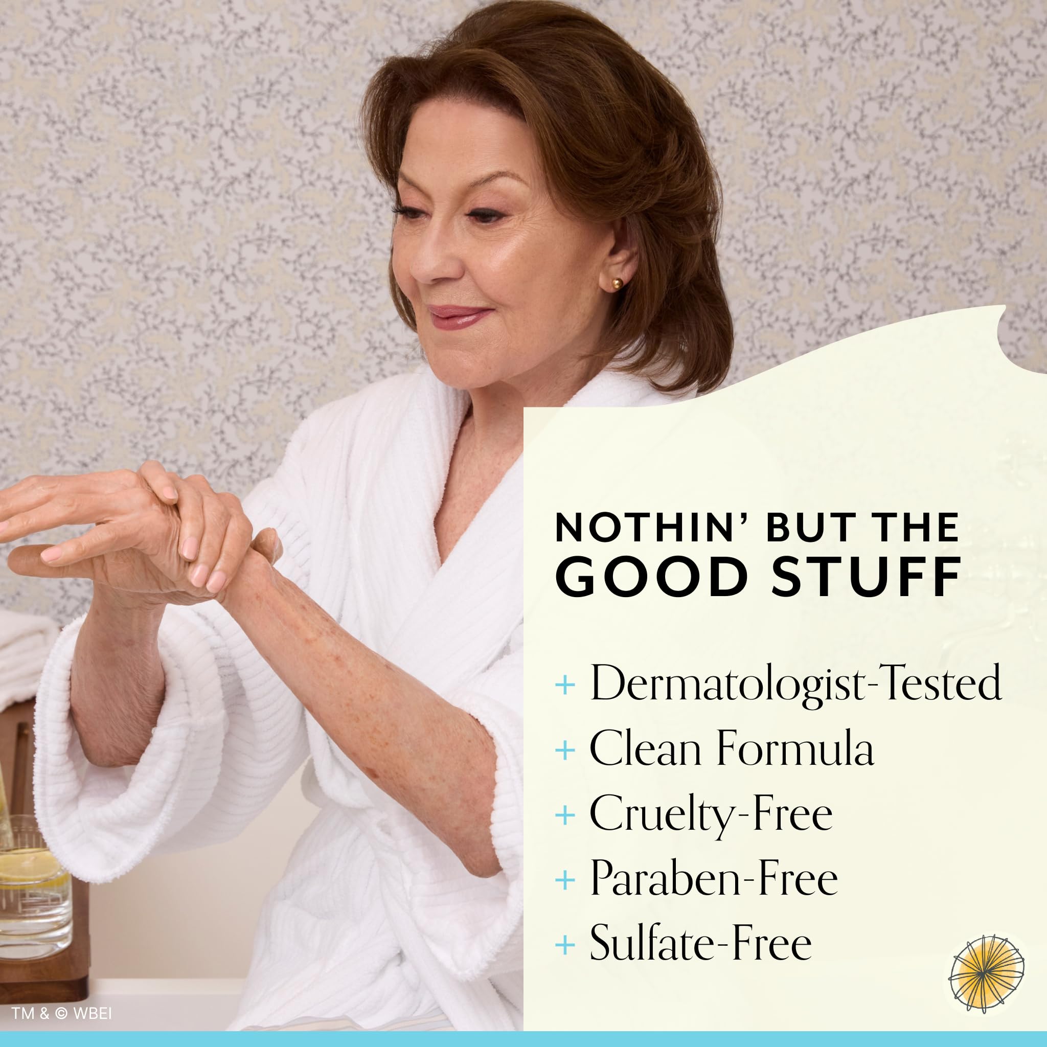 Bliss Gilmore Girls x Lemon & Sage Body Butter hands applying for soft skin.