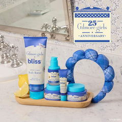 Bliss Gilmore Girls x Lemon & Sage Body Butter lid close-up signals premium pampering.