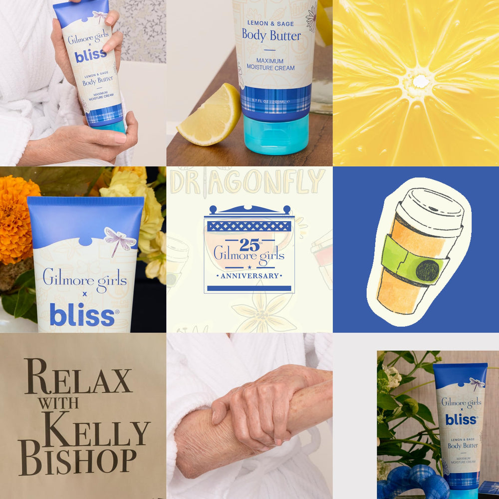Bliss Gilmore Girls x Lemon & Sage Body Butter hands with smooth finish after use.