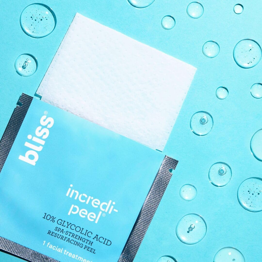 Bliss Incredi-Peel vegan cruelty-free badge detail.