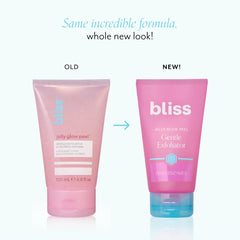 Bliss Jelly Glow Peel texture close-up shows a smooth gel without harsh scrubs.