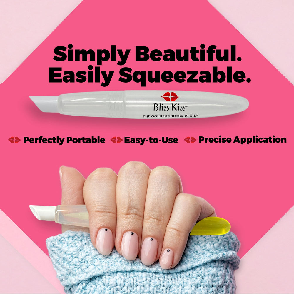 Bliss Kiss empty 3-pack ready for filling with your preferred oil.