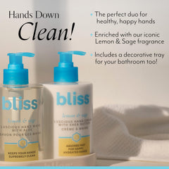 Bliss Lemon & Sage Hand Wash lather shows gentle bubbles for clean hands