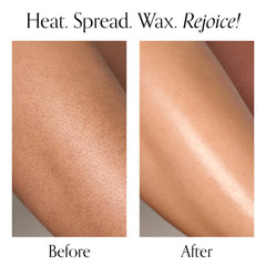 Bliss Poetic Waxing Kit pot closeup shows smooth stripless wax texture