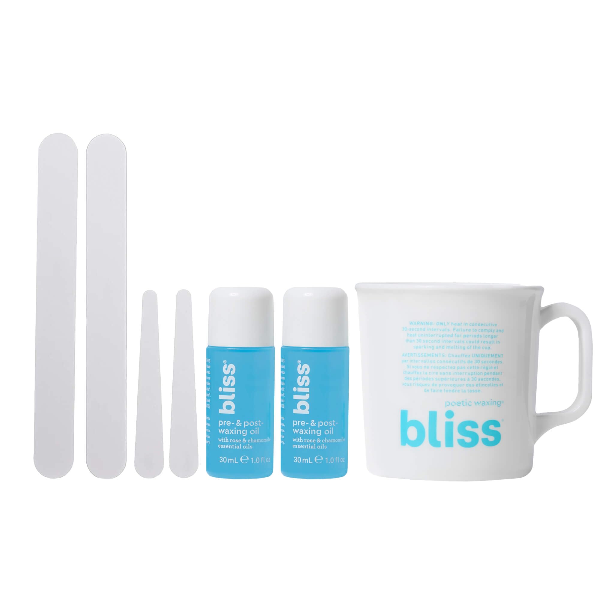 Bliss Poetic Waxing Kit spa feel at home after waxing
