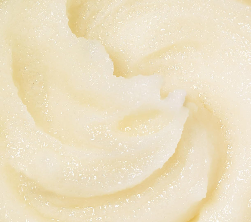 Lemon & Sage fragrance swirl in Bliss Satin-Skin polish for an uplifting scent.