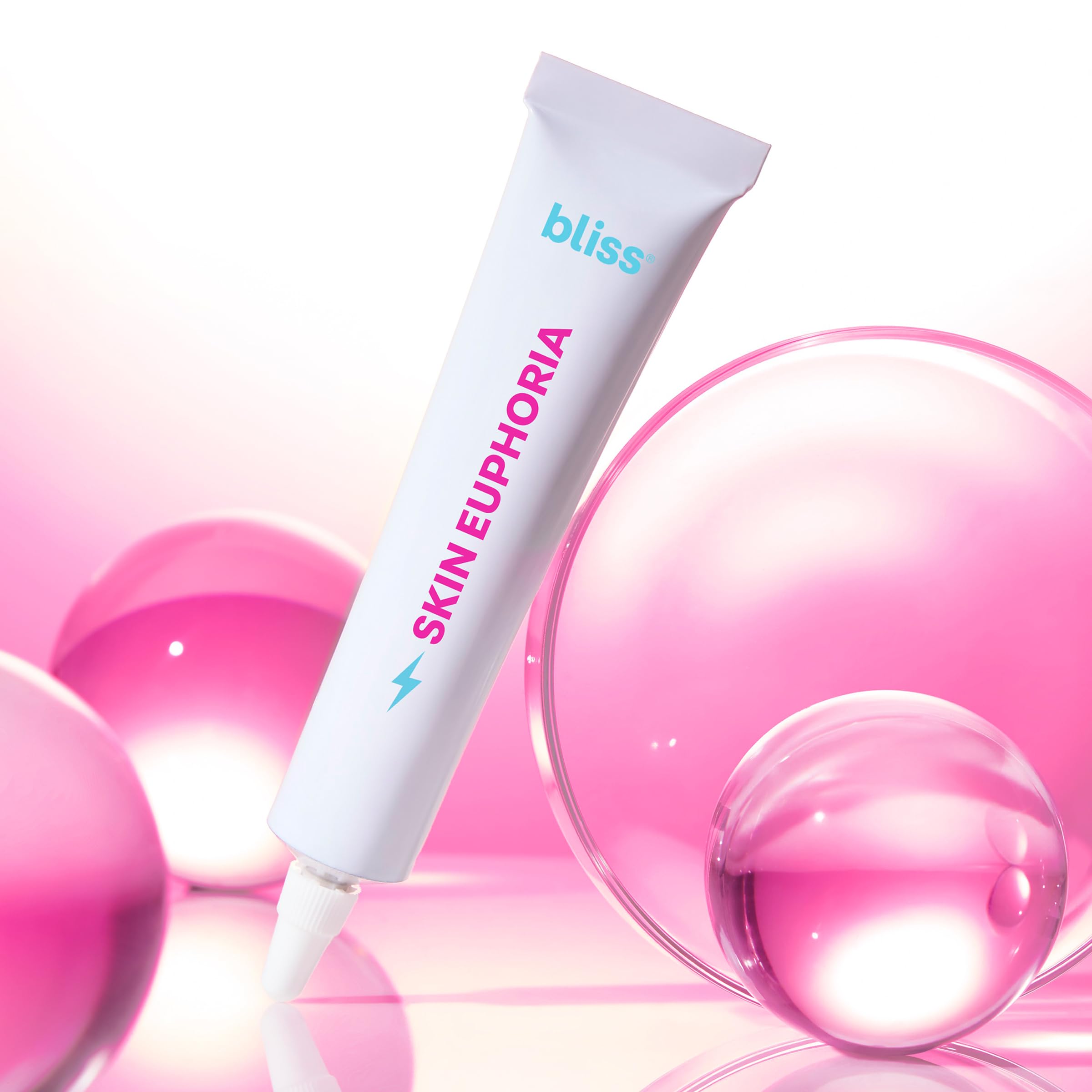 Bliss Skin Euphoria morning routine shot primed for makeup.