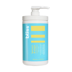 Bliss Soapy Suds bottle pour shows refreshing lemon and sage scent for a gentle cleanse.