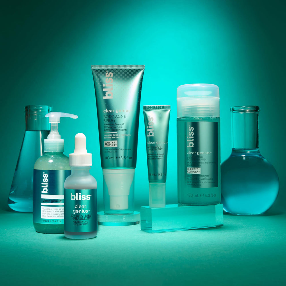 Bliss Vegan Cruelty-Free badge confirms ethical skincare choice.