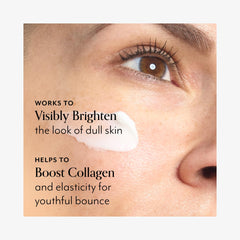 Bliss Vitamin C + Tri-Peptide Brightening Moisturizer ingredients with squalane for hydration.