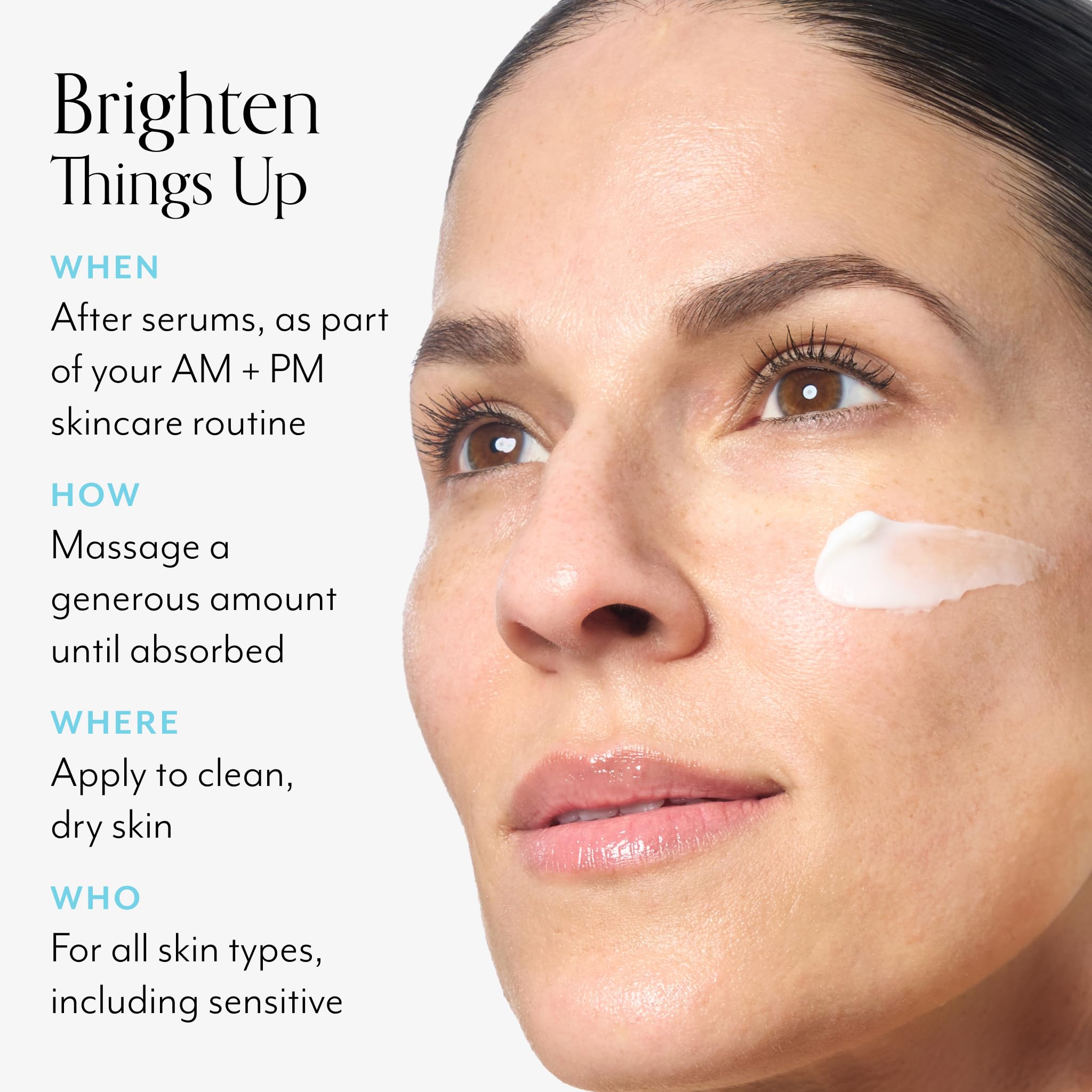 Bliss Vitamin C + Tri-Peptide Brightening Moisturizer in daily skincare routine.