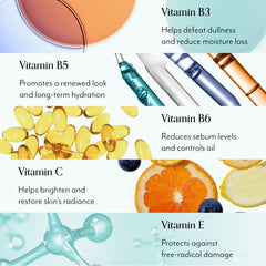 Bliss Well Yes Toner ingredients-label-closeup highlights vitamins for nourishing skin.
