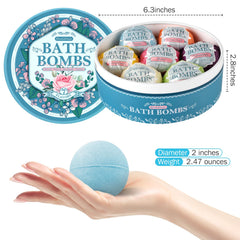 BlissfulOasis bath bombs eucalyptus for a refreshing spa-like soak