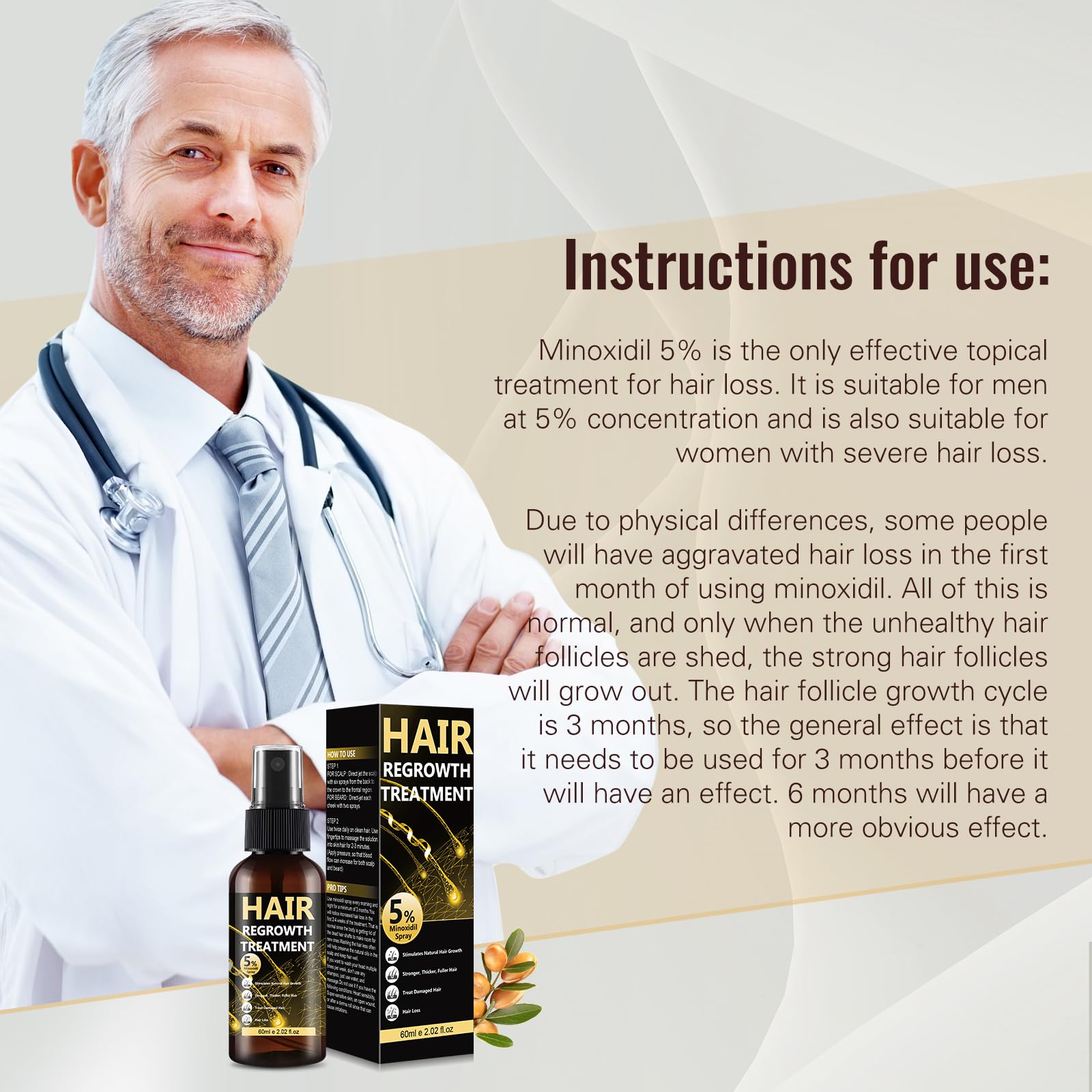 BLISSMATE daily-use routine image suggests consistent applications for potential hair improvements.