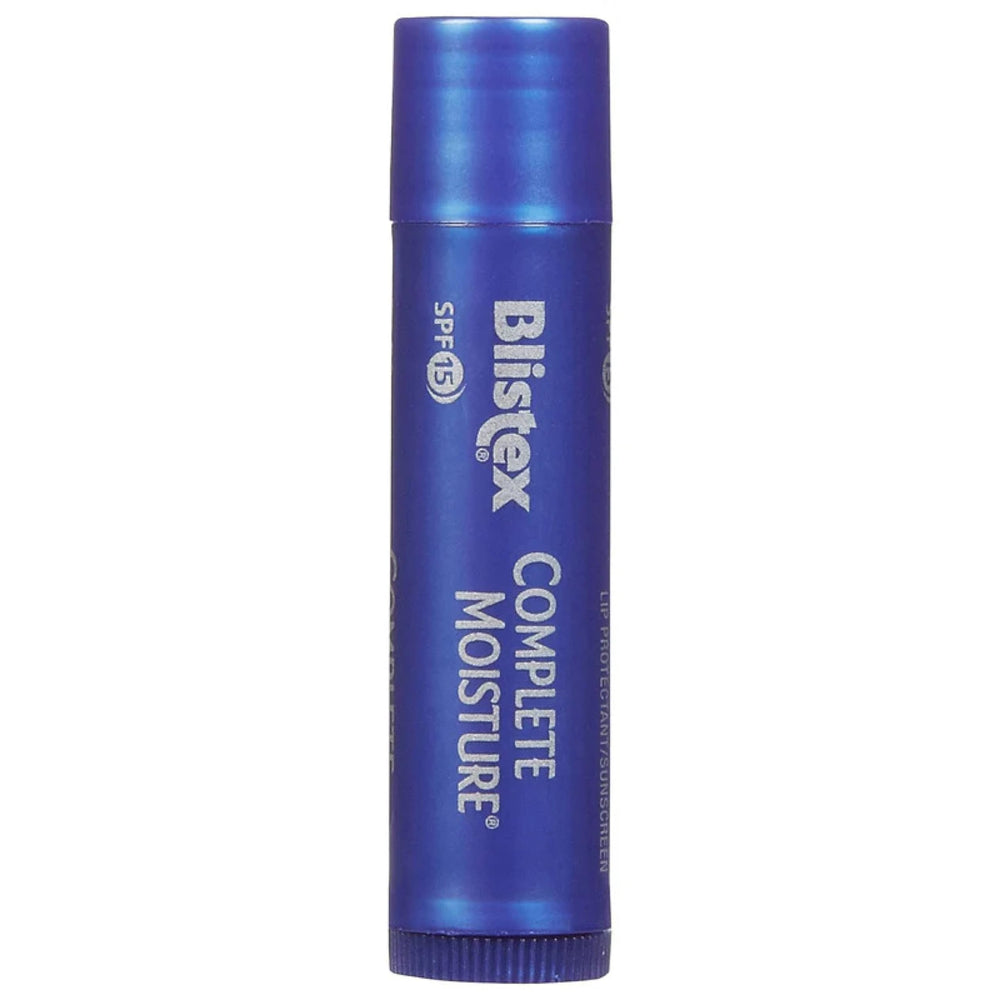 Blistex Complete Moisture hydration closeup emphasizing moisturizing texture