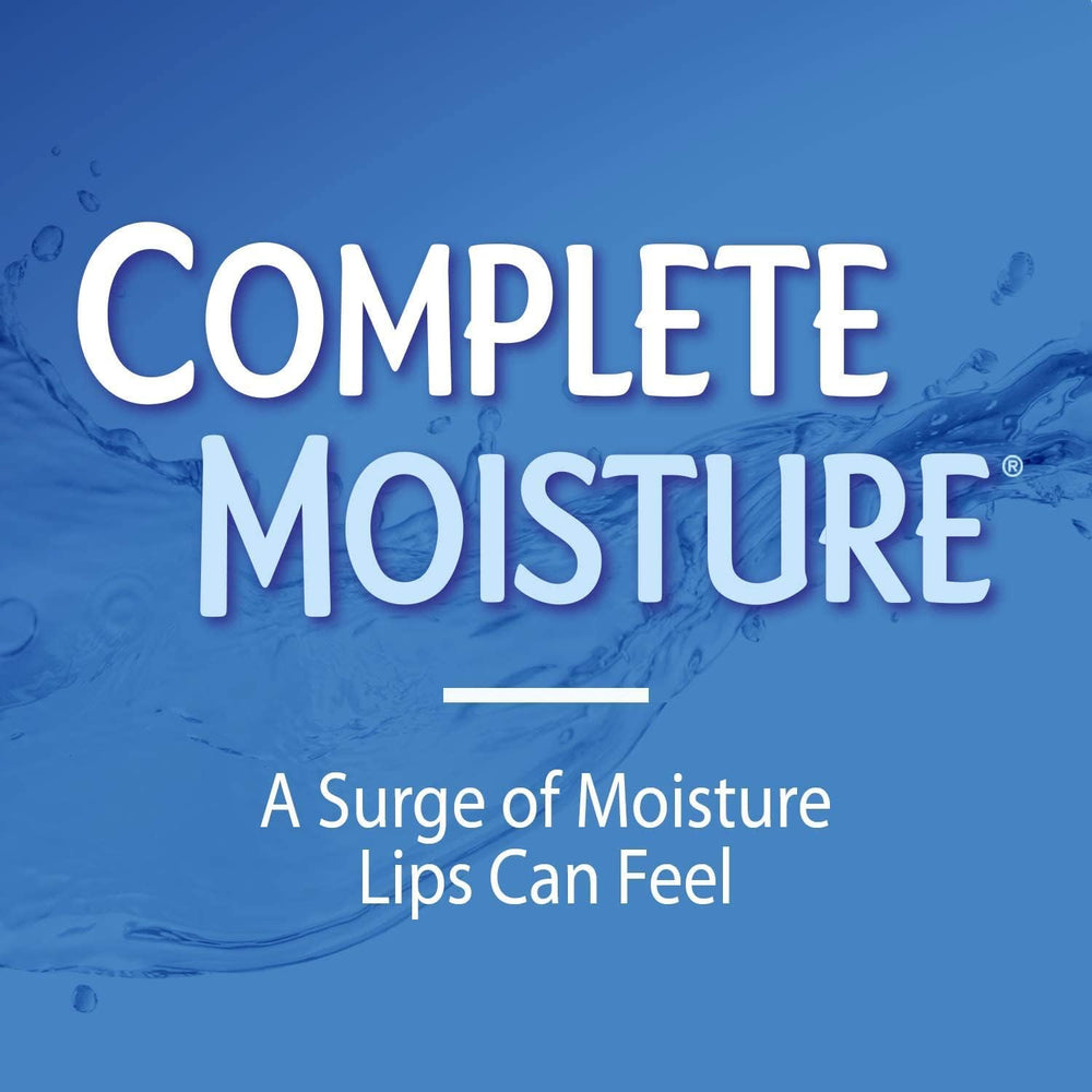 Blistex Complete Moisture tube application closeup illustrating smooth glide