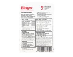 Blistex Deep Renewal SPF 15 lip balm protects lips while outdoors.