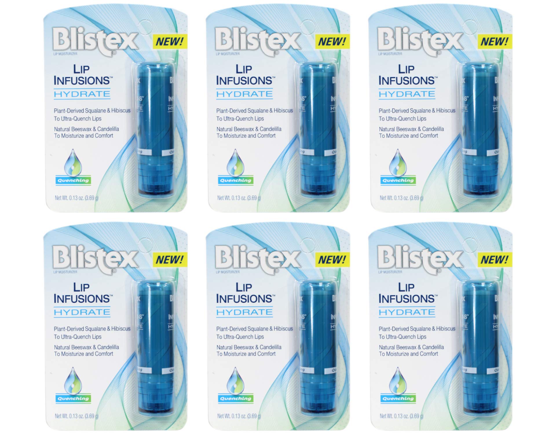 Blistex Lip Infusions Hydrate front view shows hydrating lip care