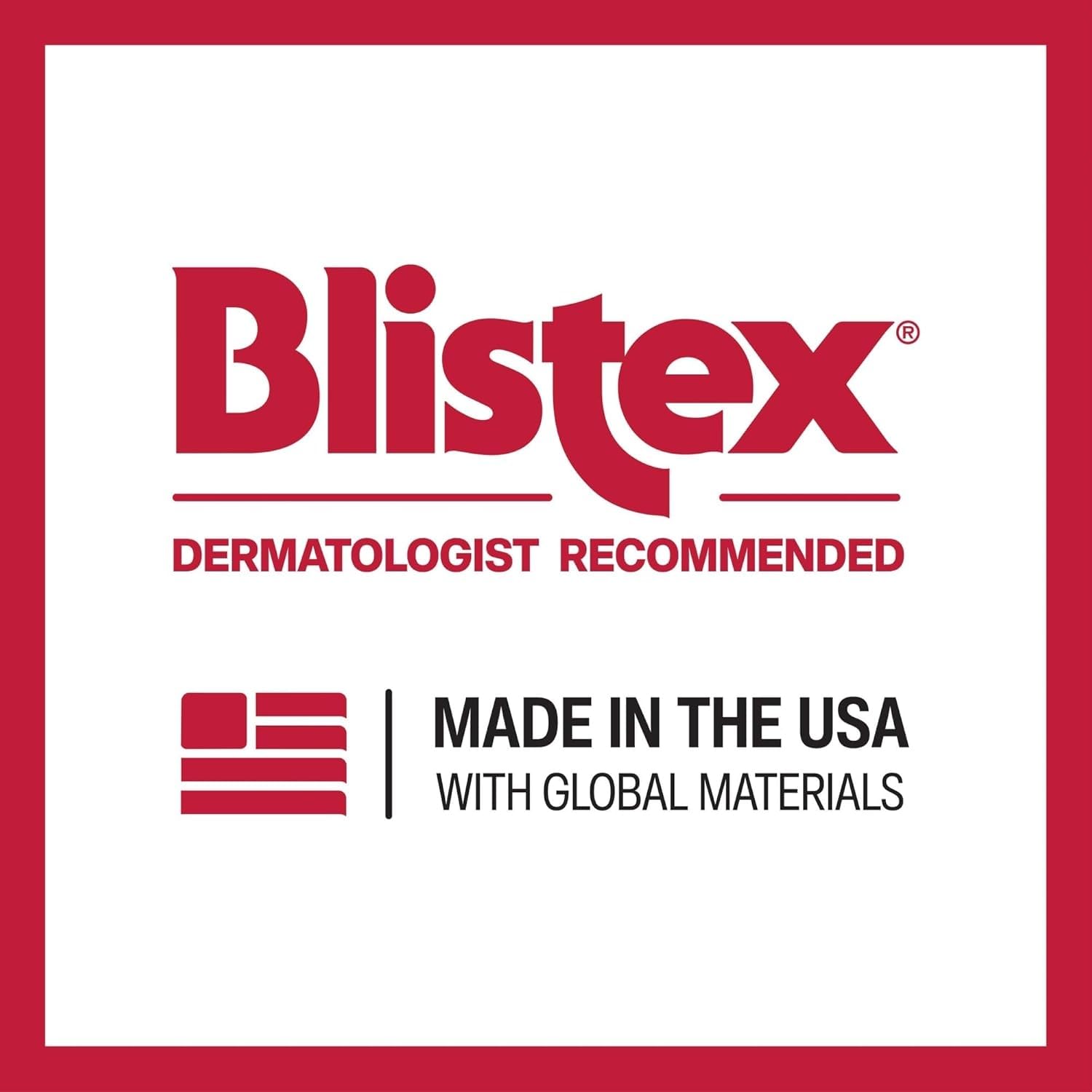 Blistex Medicated Lip Balm pack shows three-count easy-to-carry packaging.