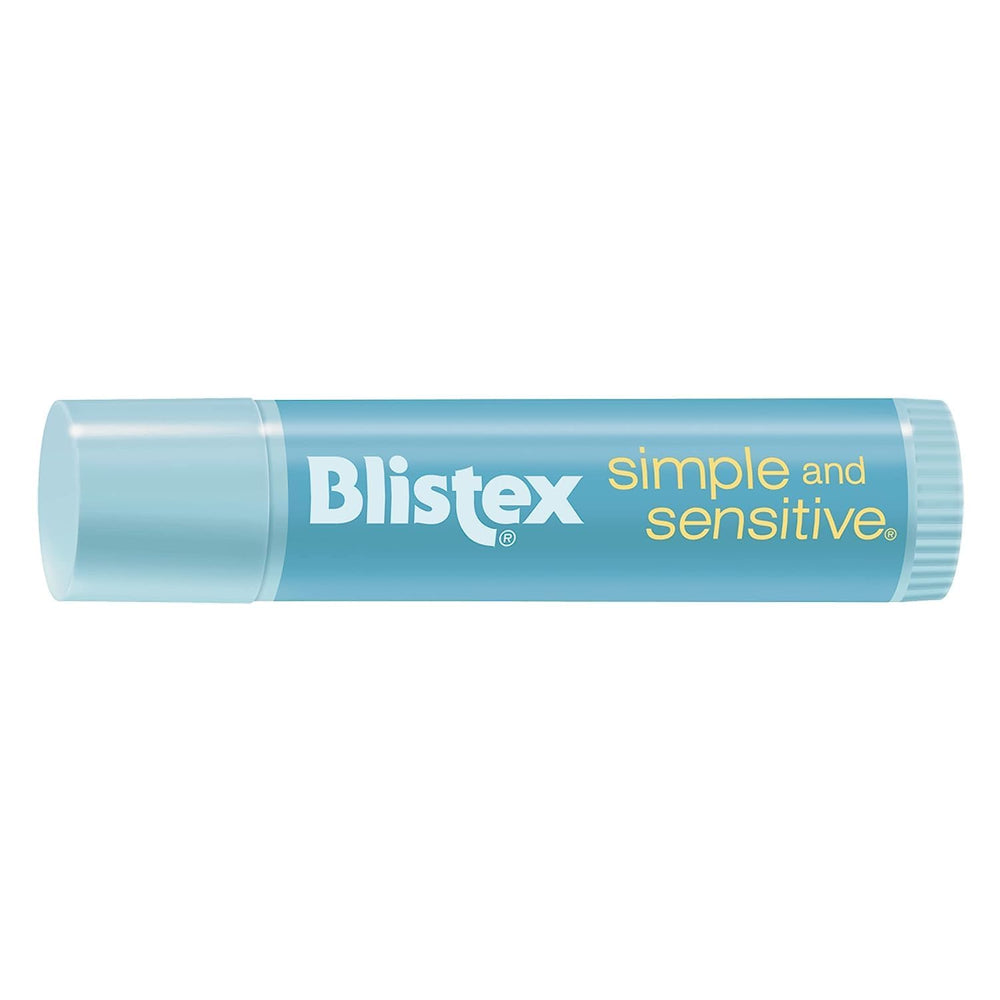 Cocoa butter in Blistex Simple and Sensitive for deep moisturizing with antioxidant support.