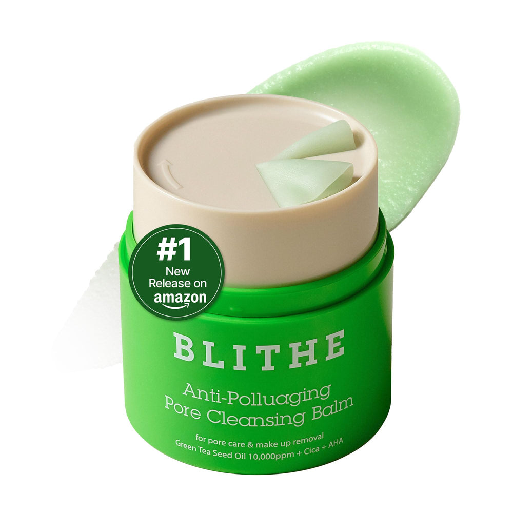 BLITHE cleansing balm twist-up for fresh, hygienic application and clear pores.